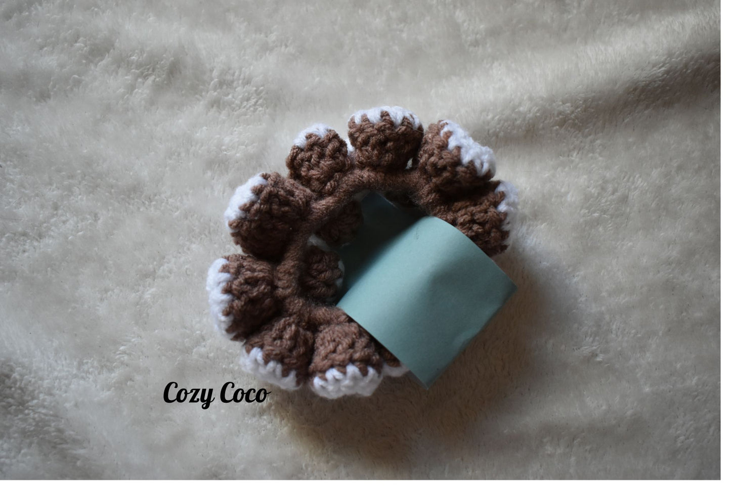 Crochet scrunchies