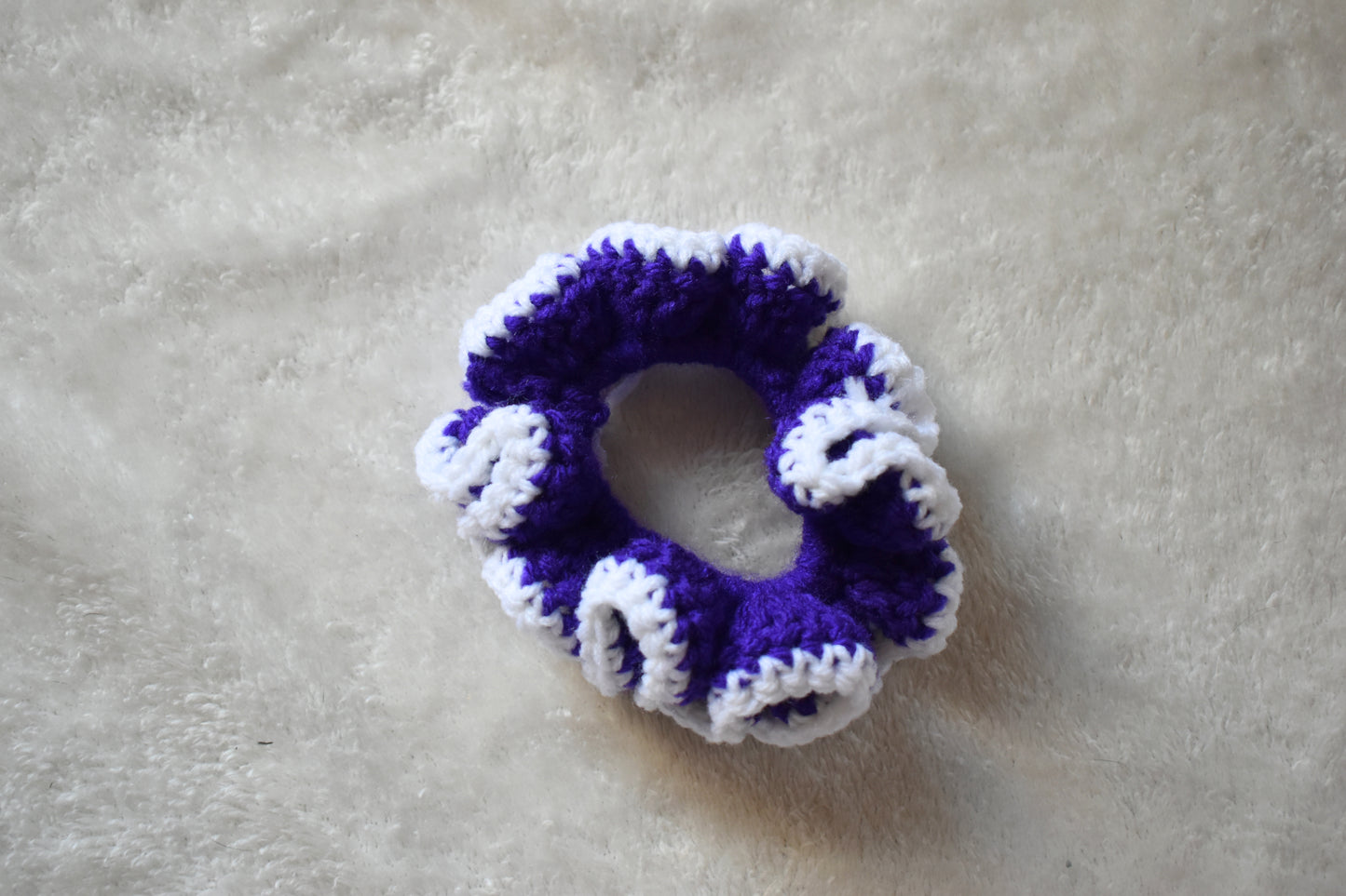 Crochet scrunchies