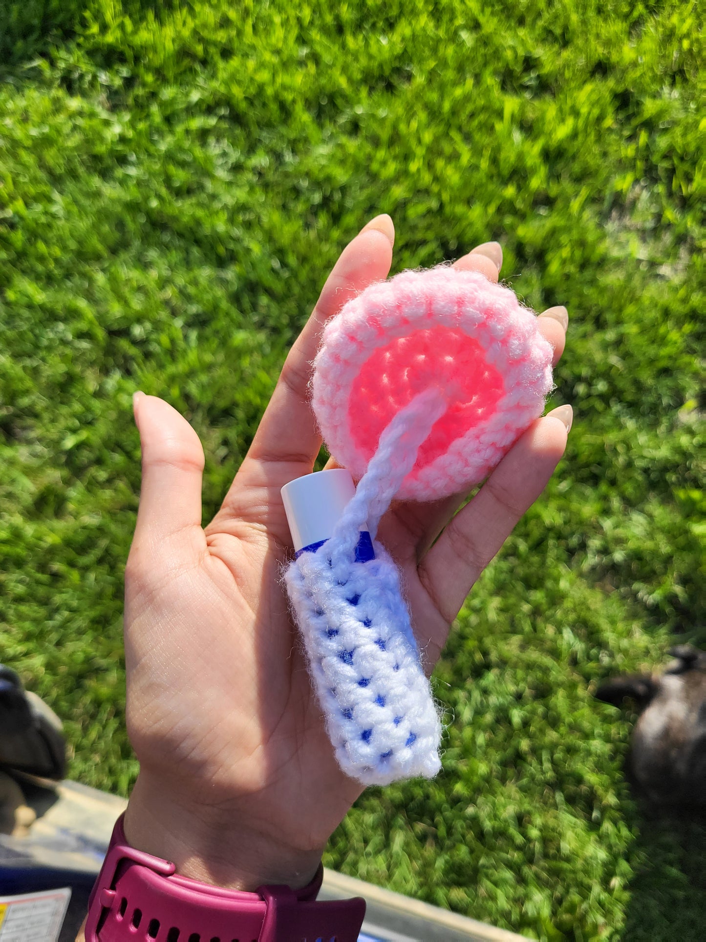 Mushroom chapstick Holder