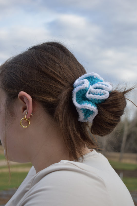 Crochet scrunchies