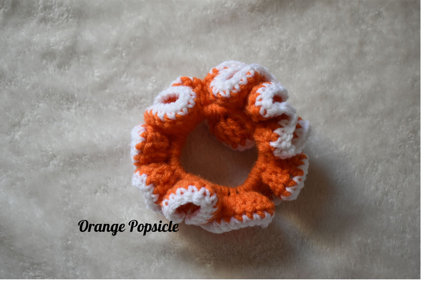 Crochet scrunchies