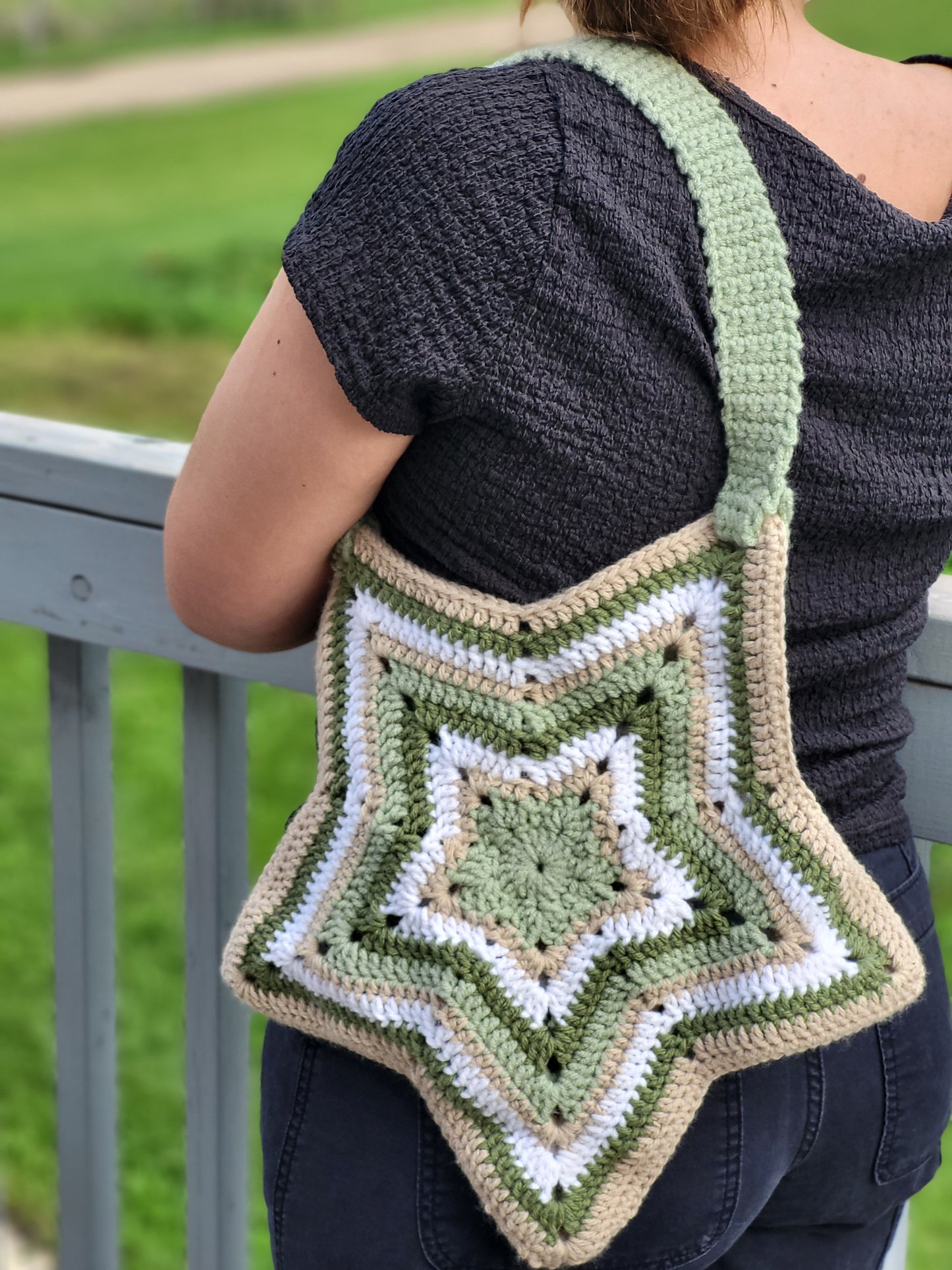 Succulent Sage Star Bag