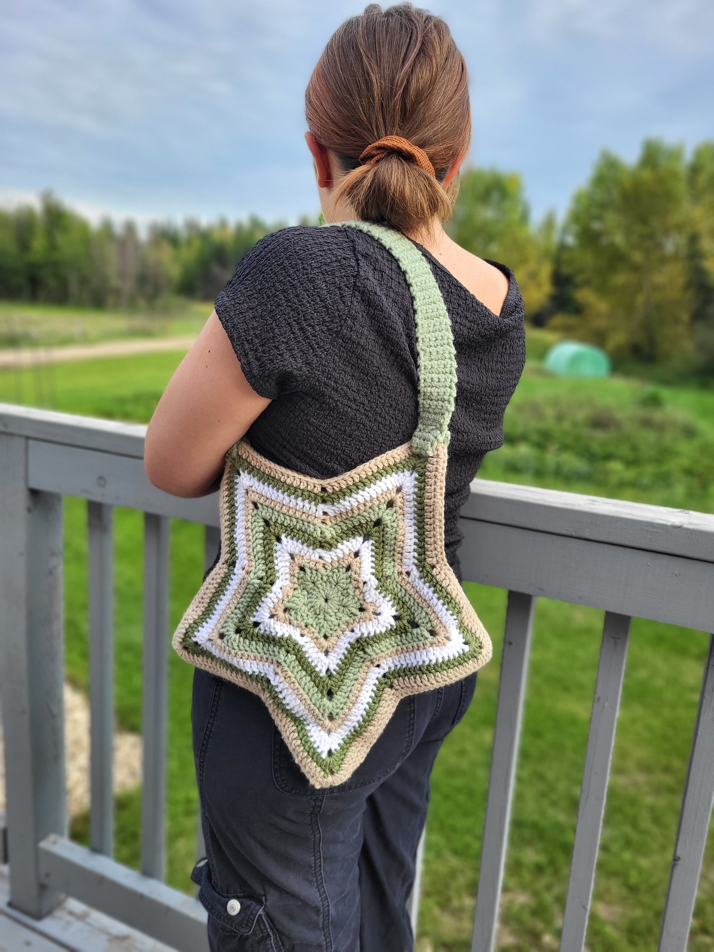 Succulent Sage Star Bag